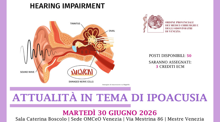 Attualità in tema di ipoacusia _ 30 Giugno 2026