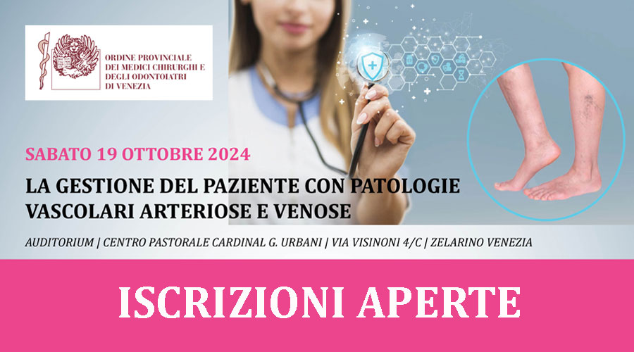 Clicca per accedere all'articolo "La gestione del paziente con patologie vascolari arteriose e venose"_19 Ottobre 2024